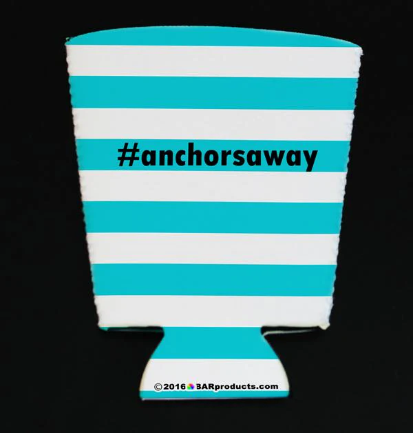 Anchor Pint Glass Cooler - ADD YOUR NAME - Image 3