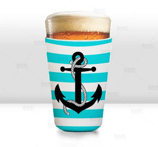 Anchor Pint Glass Cooler - ADD YOUR NAME - Image 6