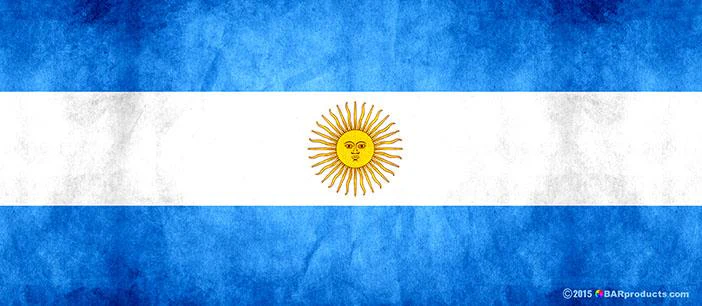 Argentina Flag Kolorcoat™ Flair Bottle - 750ml - Image 3