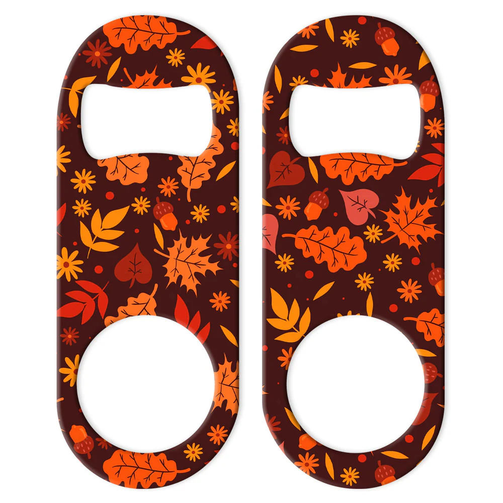 Autumn Pattern Mini Bottle Openers - Sold in Packs of 3 or Individually - Image 4