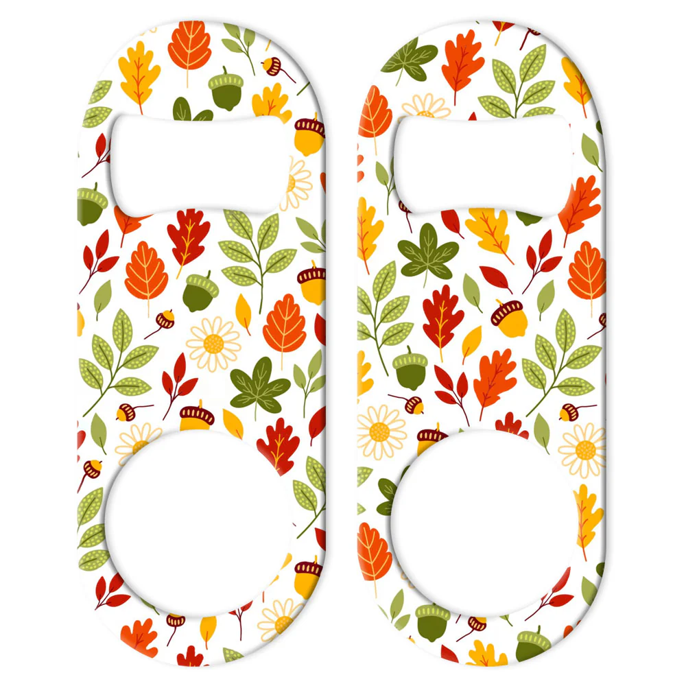 Autumn Pattern Mini Bottle Openers - Sold in Packs of 3 or Individually - Image 5
