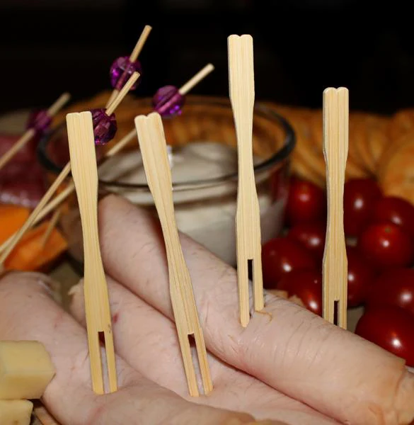 Bamboo Fork Pick (100 pack) - Image 2