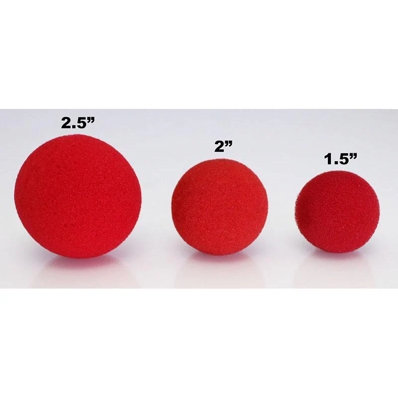 “Bar Magic” – Red Sponge Balls – Packs of 4 - Image 3