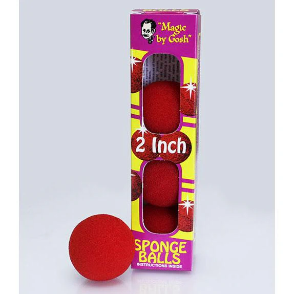 “Bar Magic” – Red Sponge Balls – Packs of 4 - Image 4