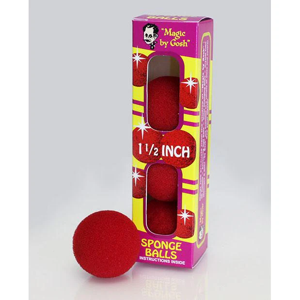 “Bar Magic” – Red Sponge Balls – Packs of 4 - Image 5