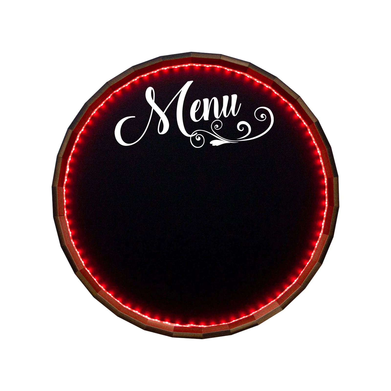 Bar & Menu LED Chalkboard Barrel Top Tavern Signs (Several Styles Available) - Image 7