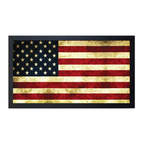 Bar Service Mat - American Flag - Color Options - 17.25" x 10"
