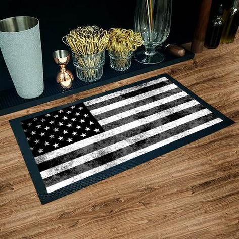 Bar Service Mat - American Flag - Color Options - 17.25" x 10" - Image 4