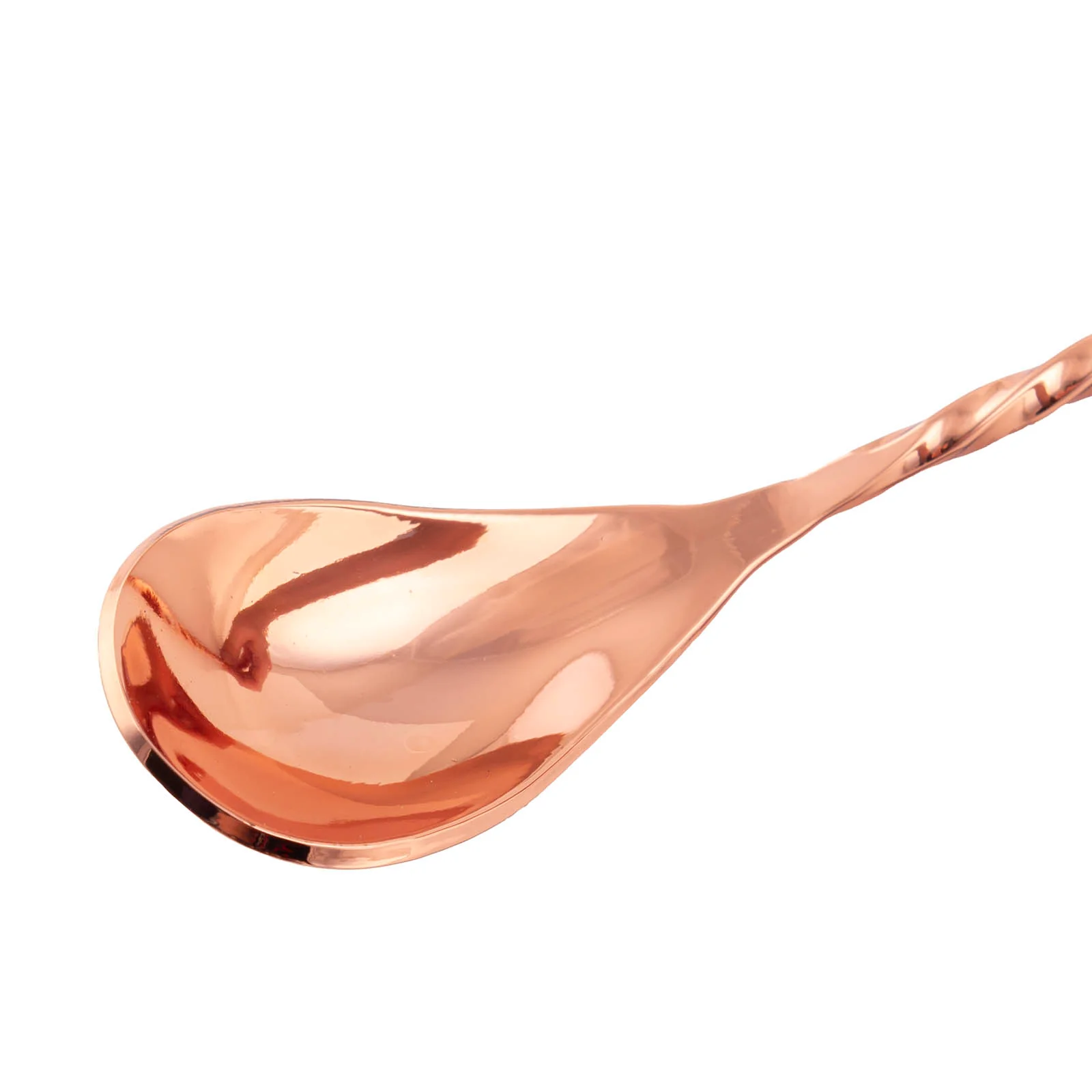 BarConic® Bar Spoon with Strainer Tip - Copper Plated - 40cm - Image 3