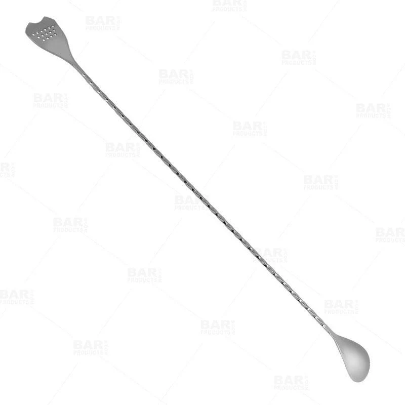 BarConic® Bar Spoon with Strainer Tip - Stainless Steel - 40cm - Image 3