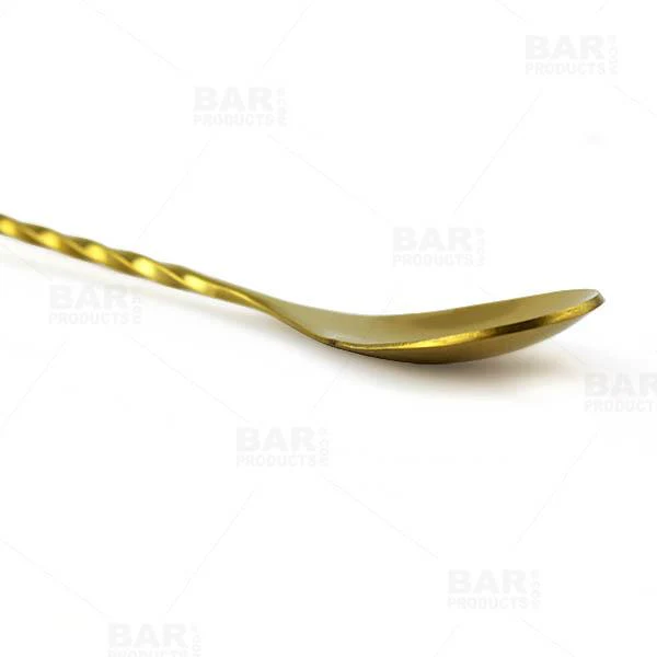 Bar Spoon - Tiki Butt Ku - Gold Plated - 40cm - Image 3