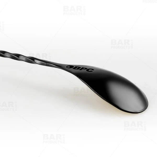 Bar Spoon - Tiki Butt Ku - Gun Metal Plated - 40cm - Image 3