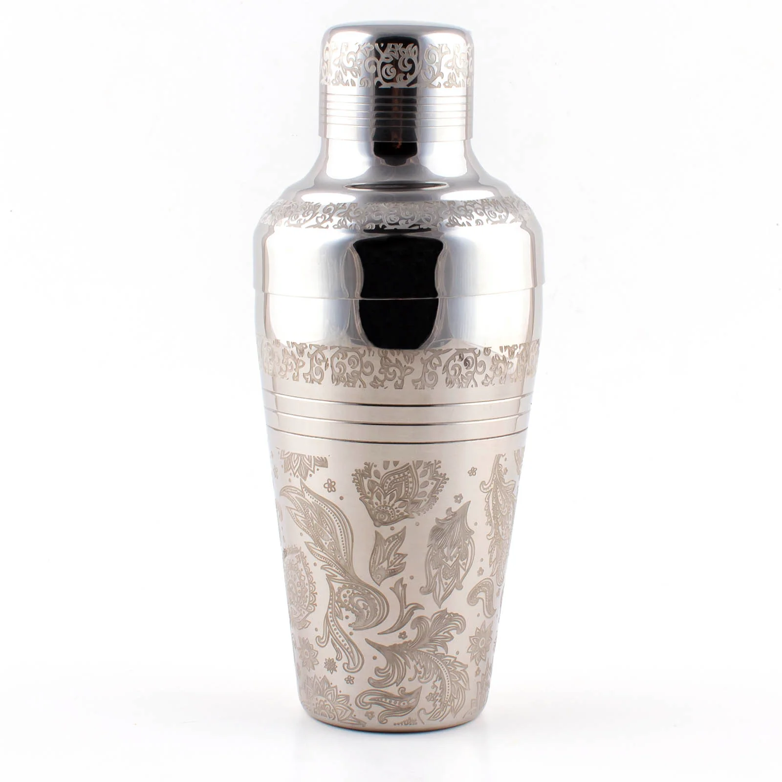 BarConic® 3 piece Shaker - Classic Etched - 16 ounce