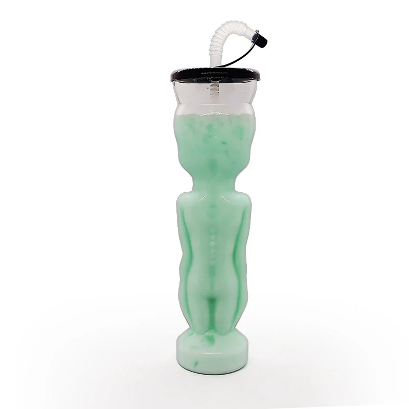 BarConic® Alien Party Yard Cup w/ Lid and Straw - 27 ounce - Image 6
