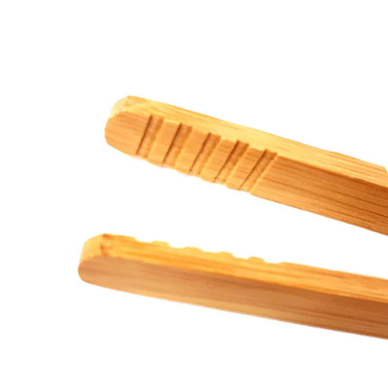 BarConic® Bamboo Grip Tongs - 7 in. - Image 3
