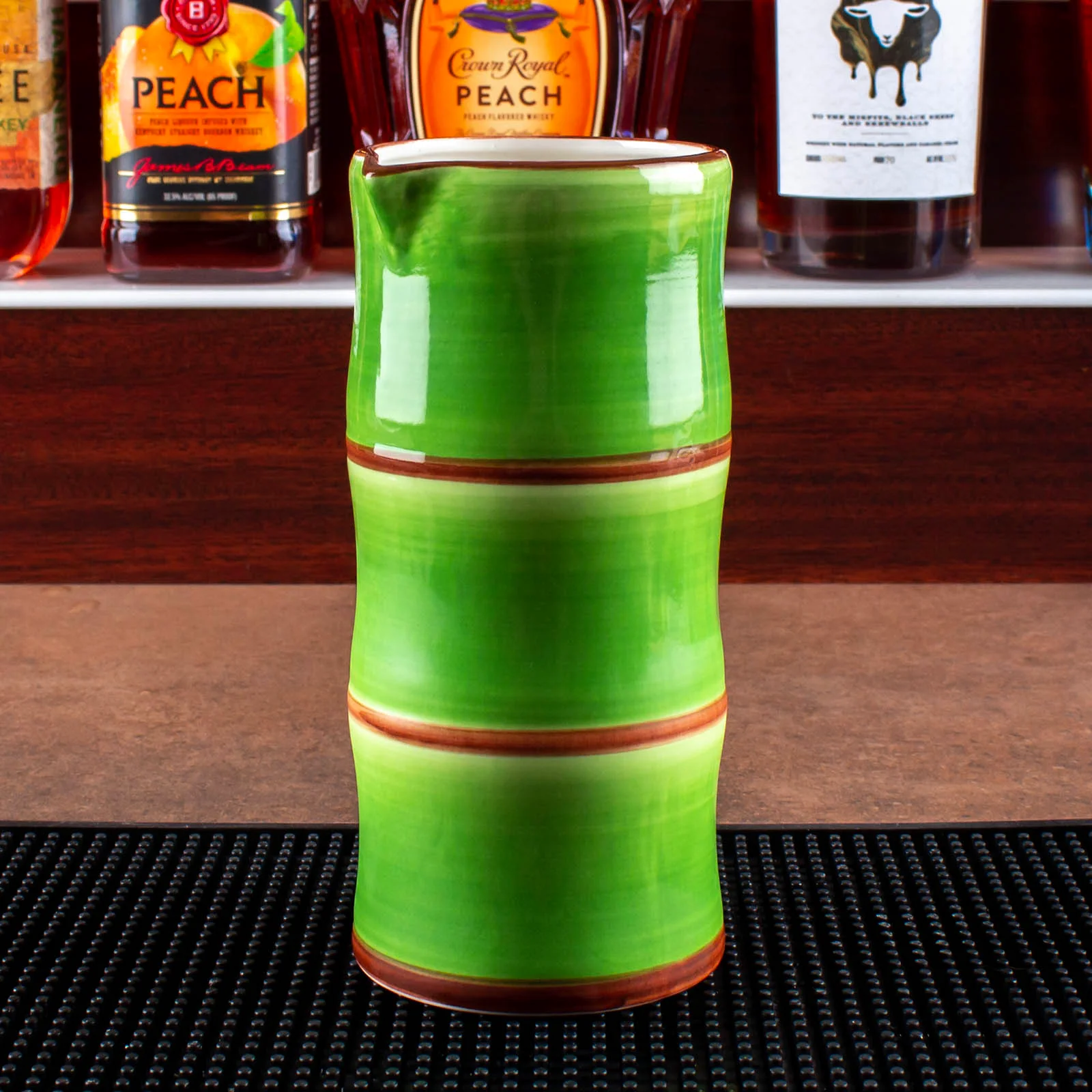 BarConic® Bamboo Mixing Glass - Tiki - 24 ounce - Image 3