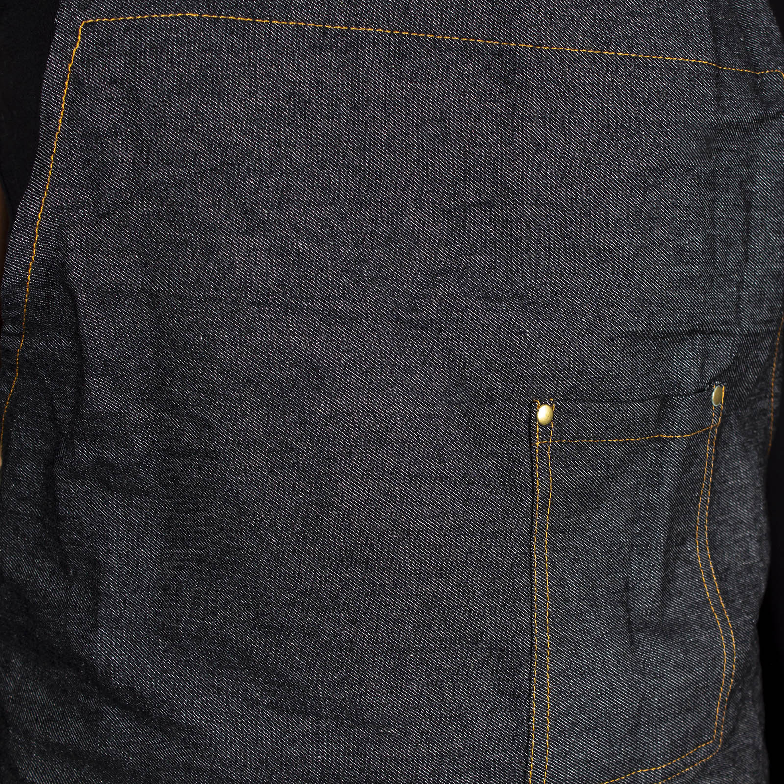 BarConic® Black Denim Apron w/ Adjustable Straps - Image 3