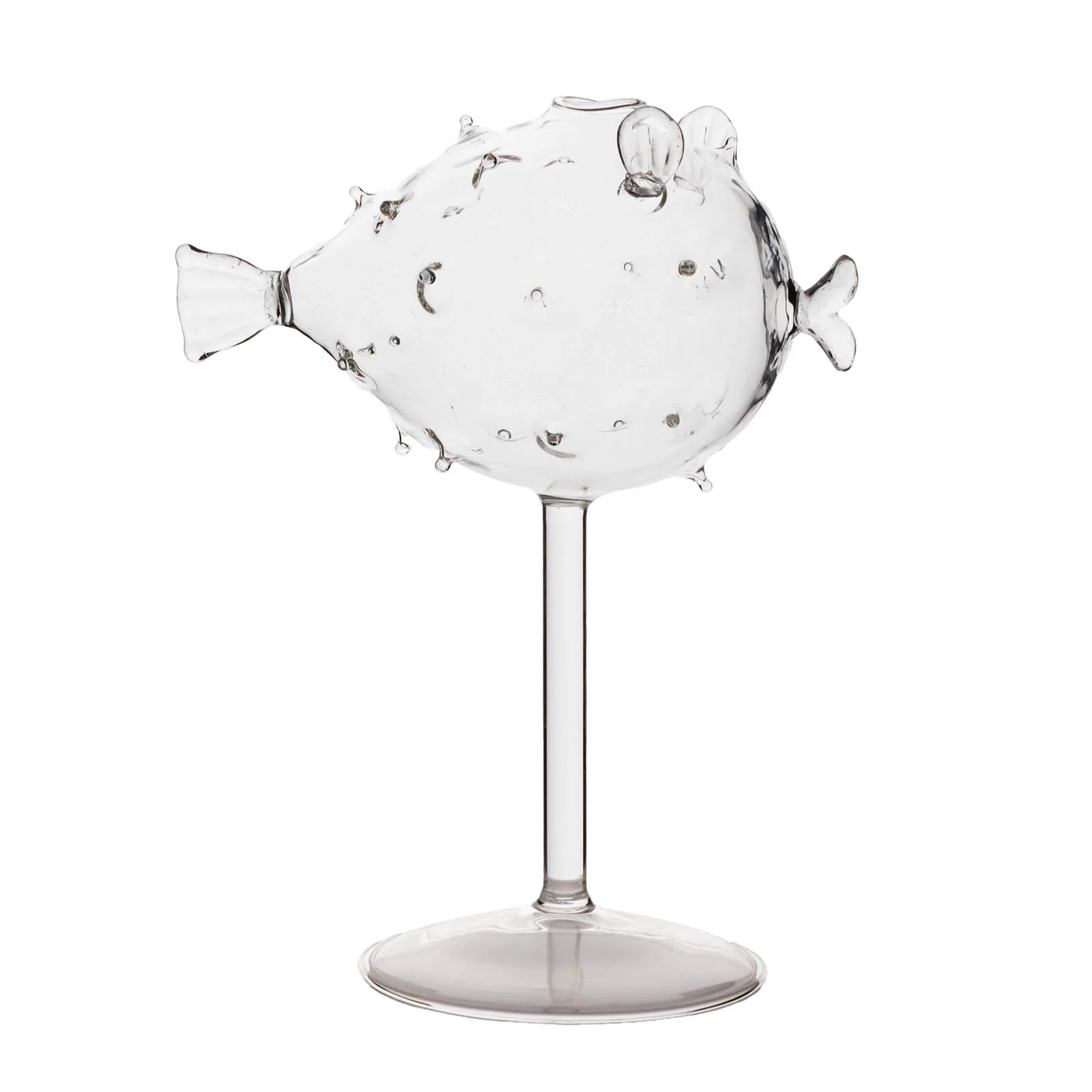 BarConic® Cocktail Glass w/ Straw - Puffer Fish - Image 3