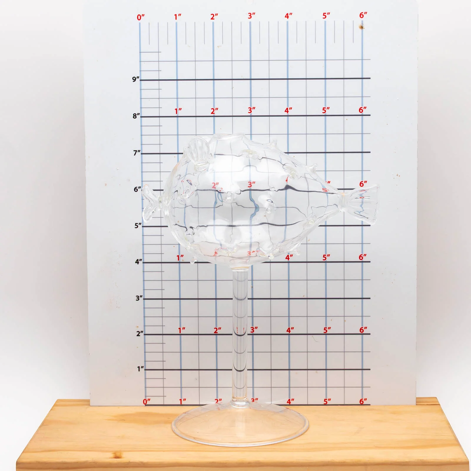 BarConic® Cocktail Glass w/ Straw - Puffer Fish - Image 7