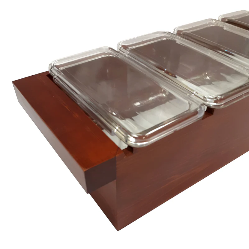 BarConic® Condiment Holder - Hazel Wood - Size Options - Image 6