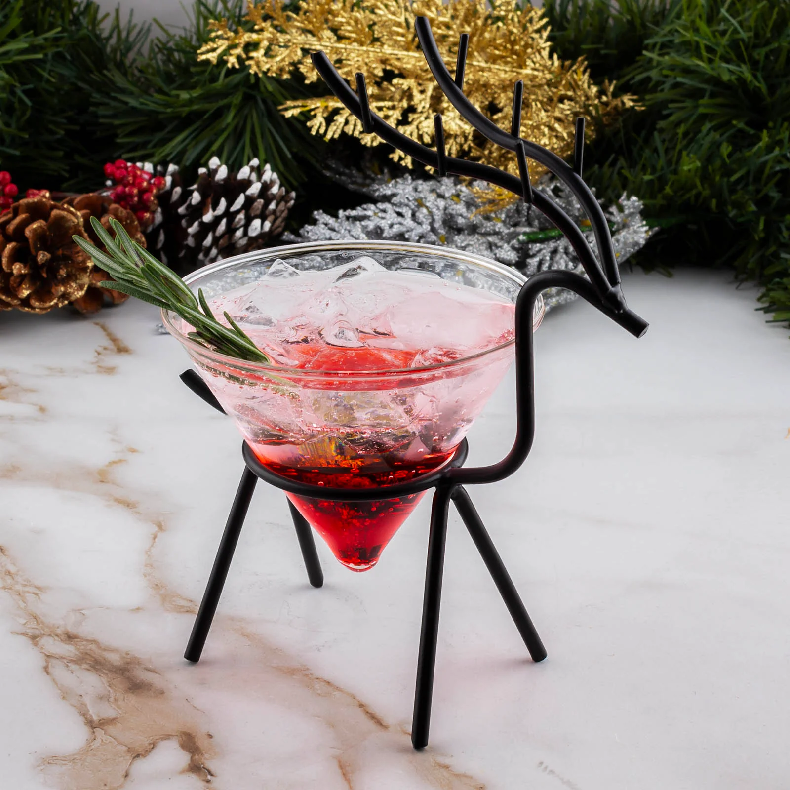 BarConic® Deer Shaped Cocktail Glass - 6 ounce - Image 2