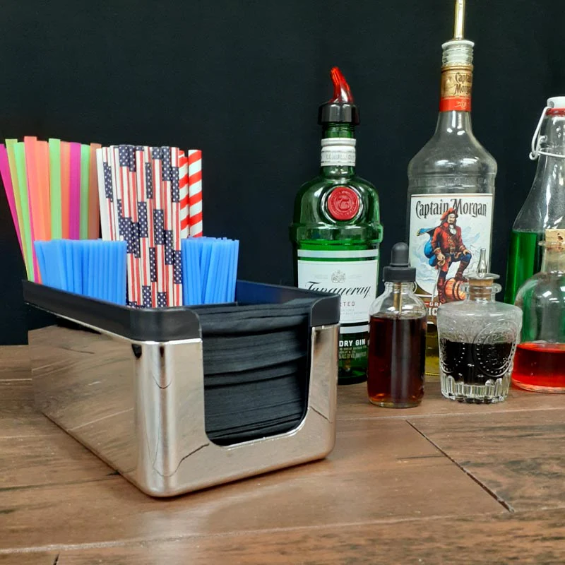 BarConic® Deluxe 2 pc Napkin Holder Caddy - Color Options - Image 6