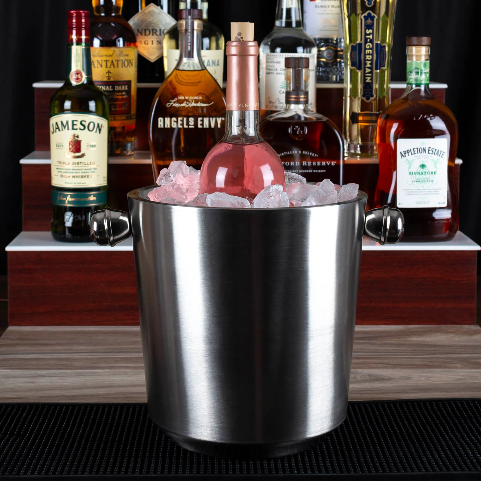 BarConic® Double Wall Wine Bucket - Stainless Steel - 4.5Qt - Image 2