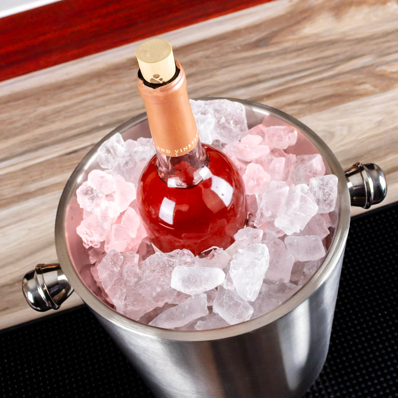 BarConic® Double Wall Wine Bucket - Stainless Steel - 4.5Qt - Image 3