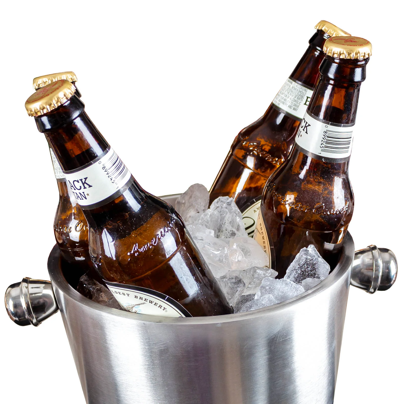 BarConic® Double Wall Wine Bucket - Stainless Steel - 4.5Qt - Image 4
