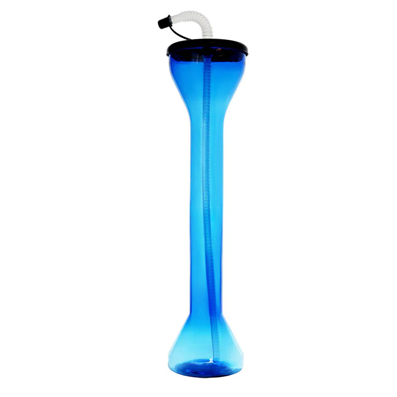 BarConic® Drinkware - Party Yard Cups with Lid & Straw - 18 ounce - Color Options - Image 4