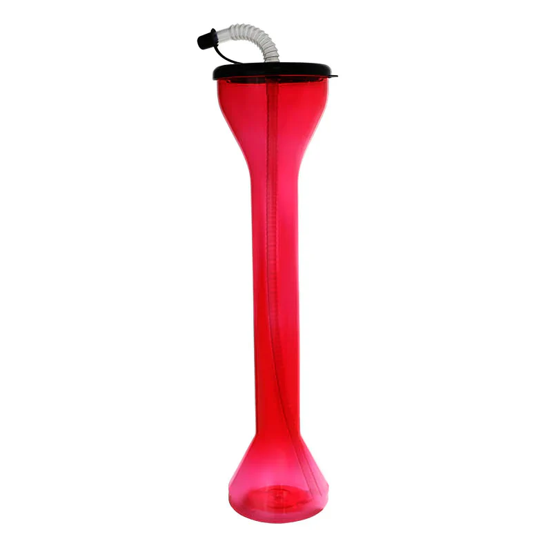 BarConic® Drinkware - Party Yard Cups with Lid & Straw - 18 ounce - Color Options - Image 5