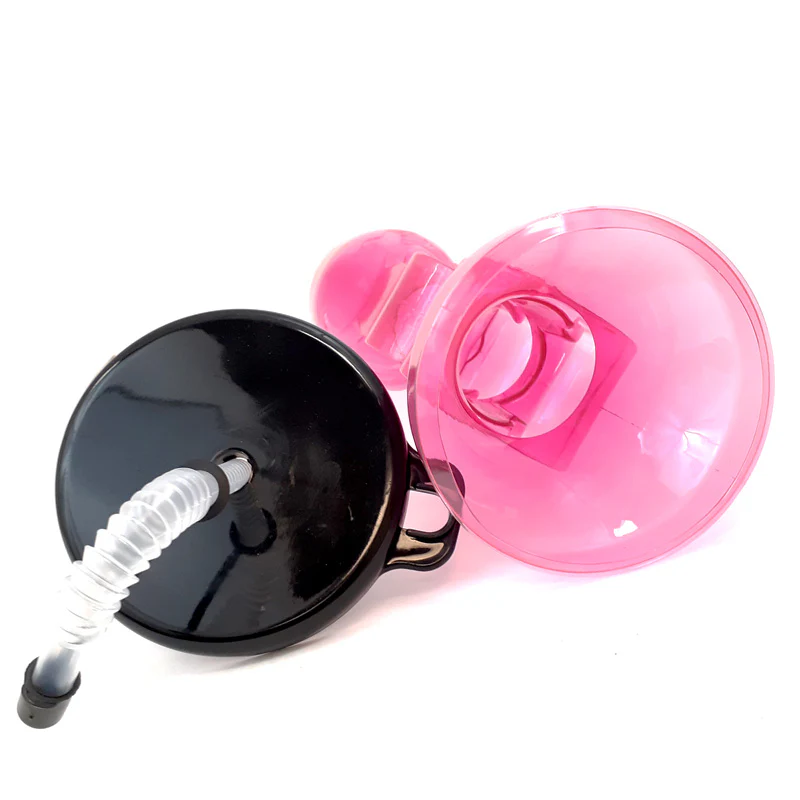 BarConic® Flamingo Party Yard w/Lid & Straw - 48 ounce - Image 3