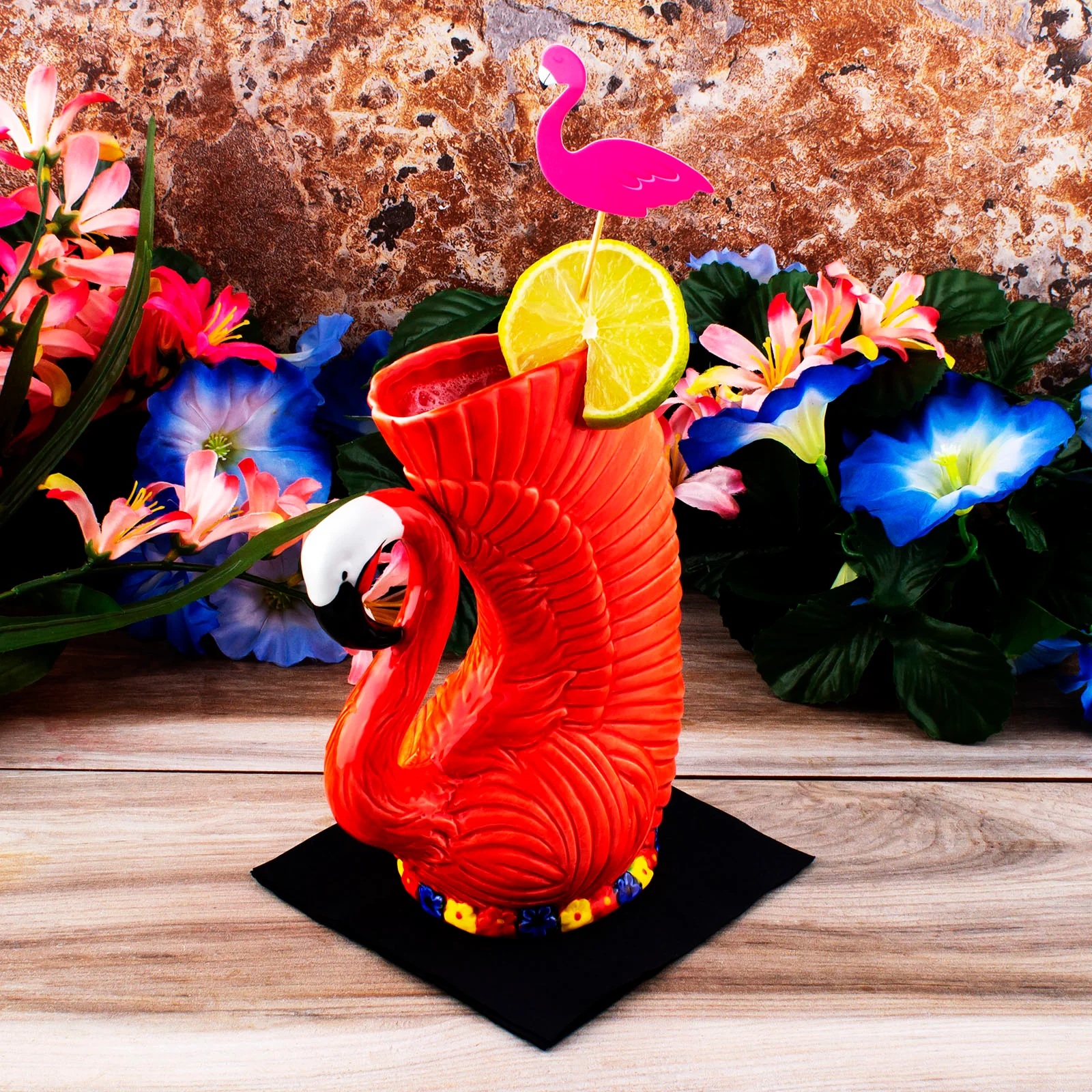 BarConic® Flamingo - Tiki Drinkware - 16 ounce - Image 2