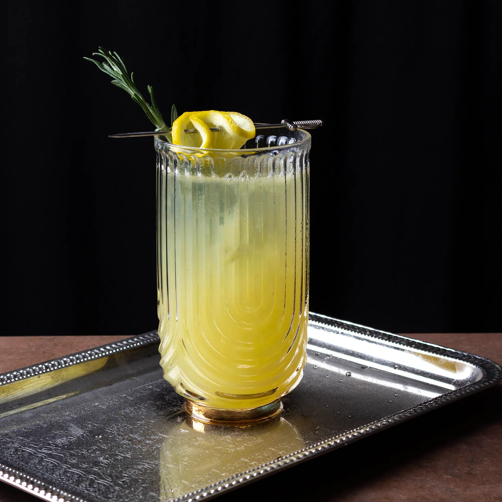 BarConic® Gilded Highball Glass - 14 ounce - Image 2