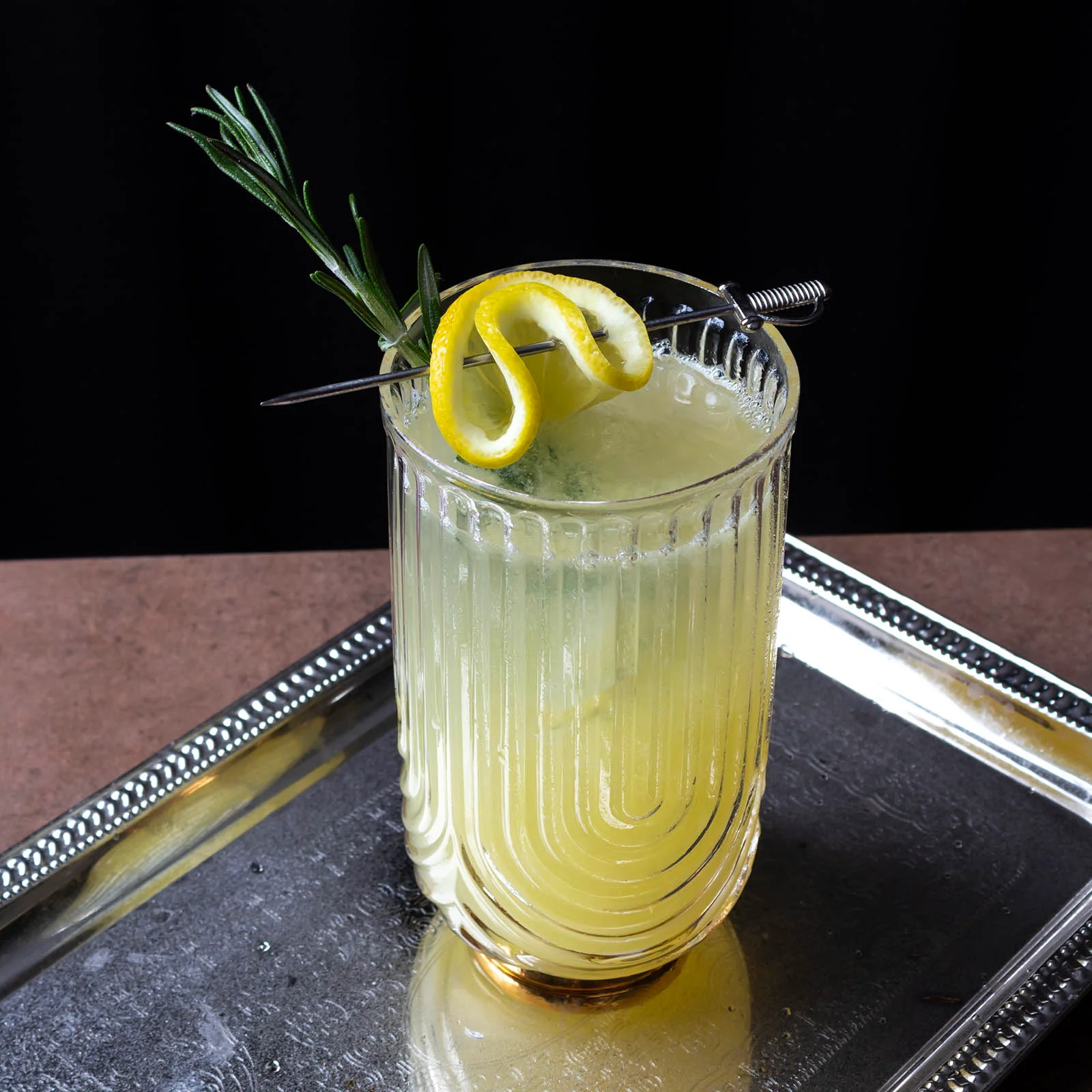 BarConic® Gilded Highball Glass - 14 ounce - Image 3