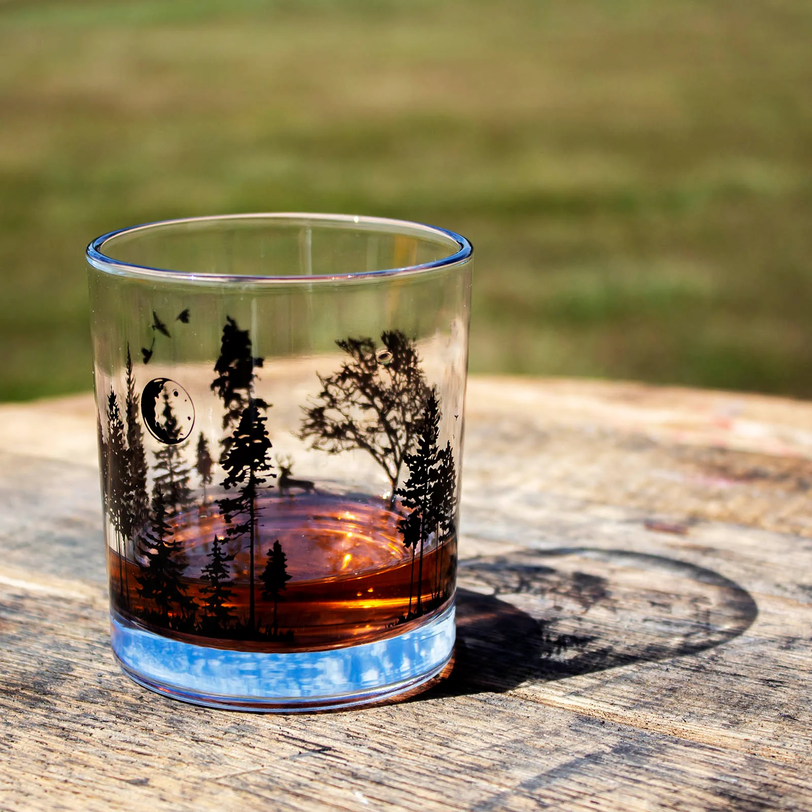 BarConic® Glassware - Forest Scene - Old Fashion Glass - 10 ounce - Image 5
