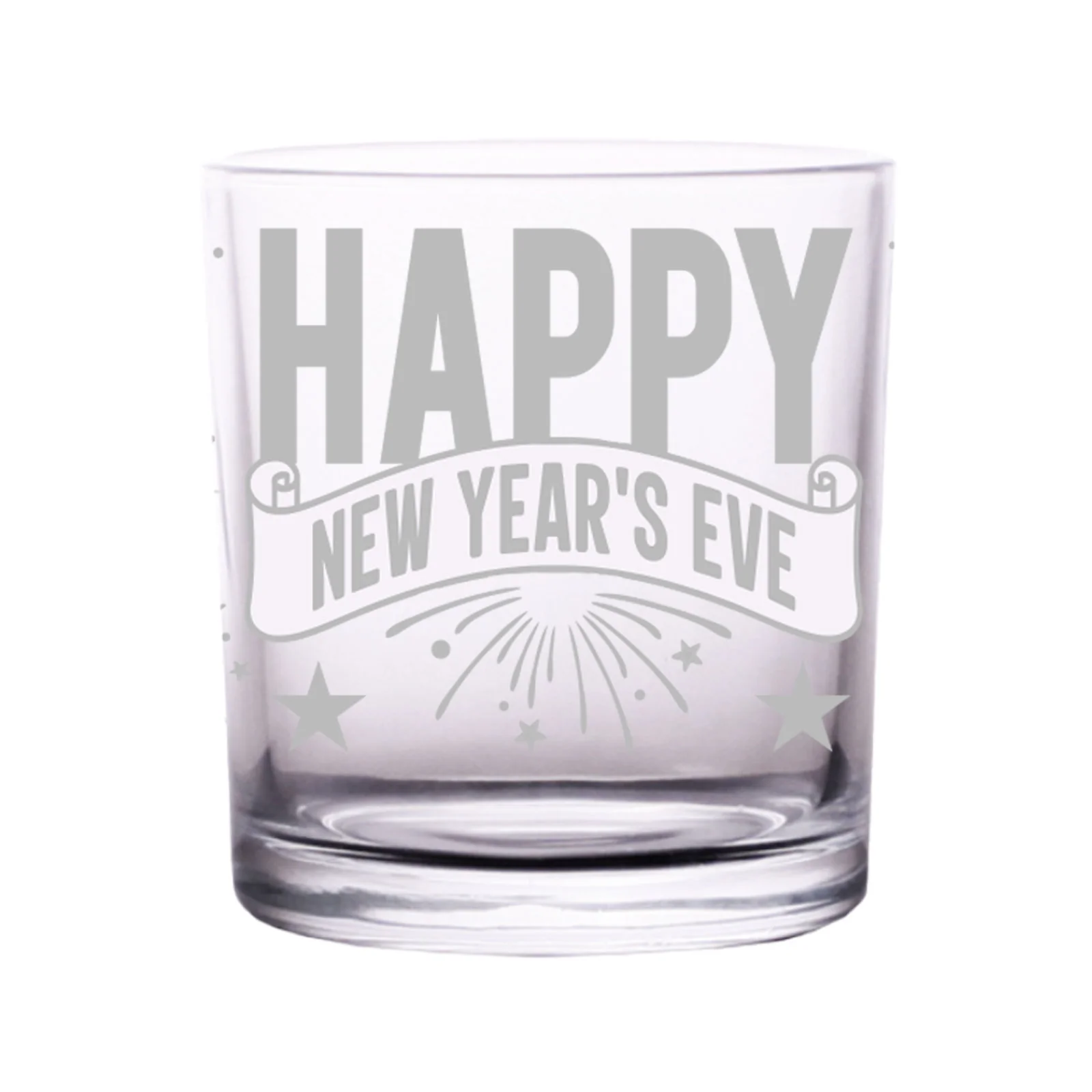 BarConic® Glassware - Happy New Years Eve - 10oz Old Fashion Glass