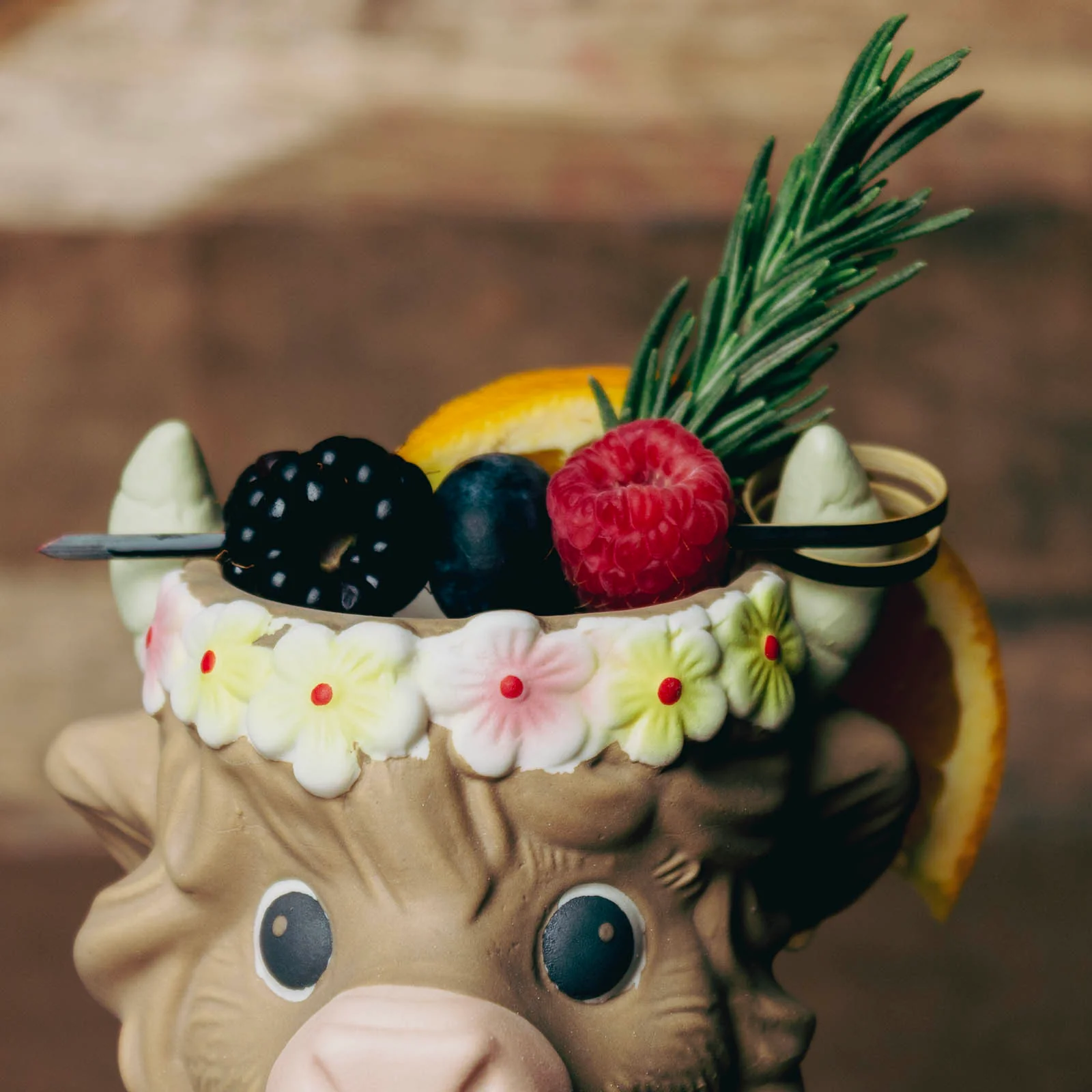 BarConic® Highland Cow - Tiki Drinkware - Image 3
