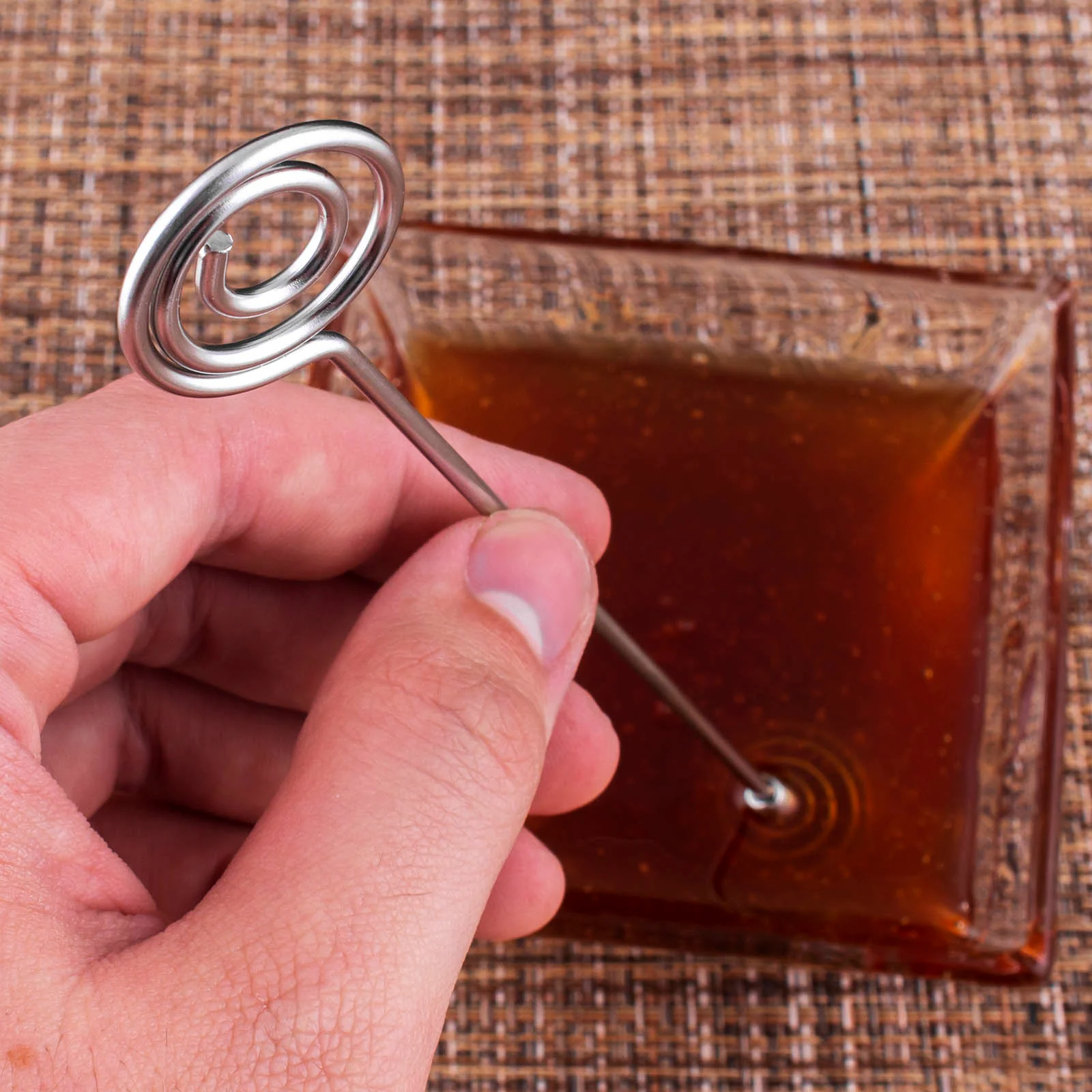 BarConic® Honey Dipper / Stirrer - Stainless Steel - Image 4