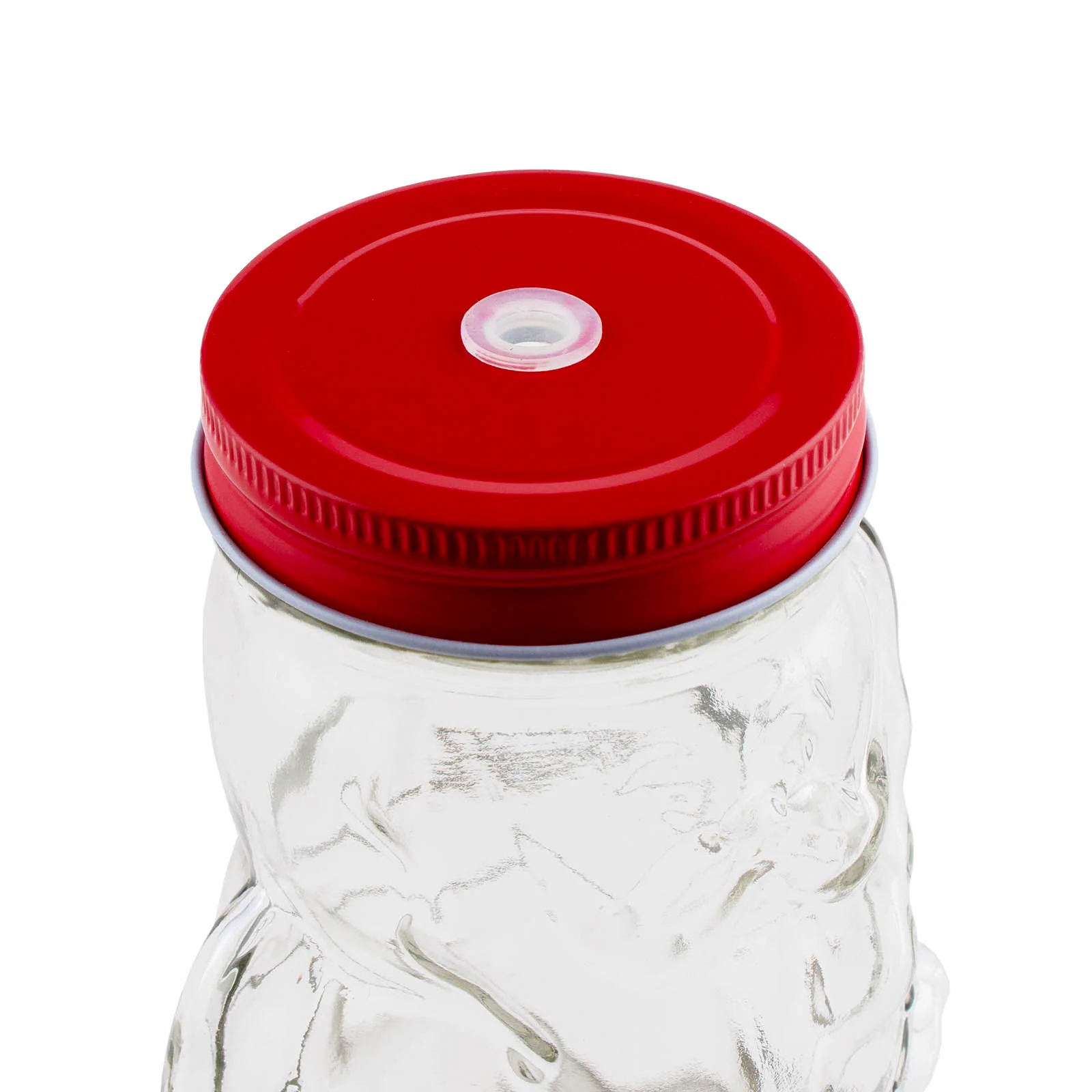 BarConic® Mason Jar w/ lid - Santa - 18 ounce - Image 2