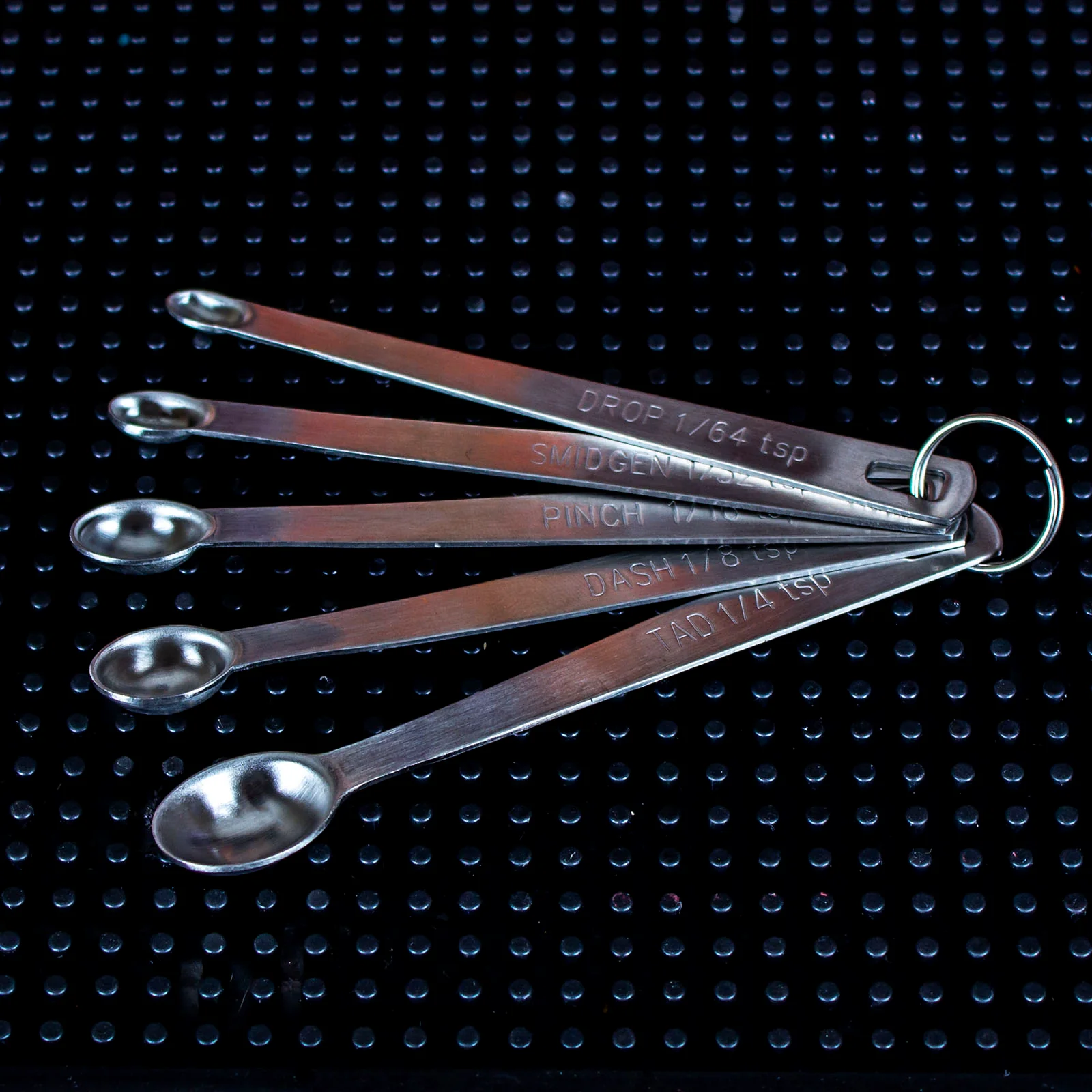 BarConic® Mini Measuring Spoons Set - Stainless Steel - Image 3