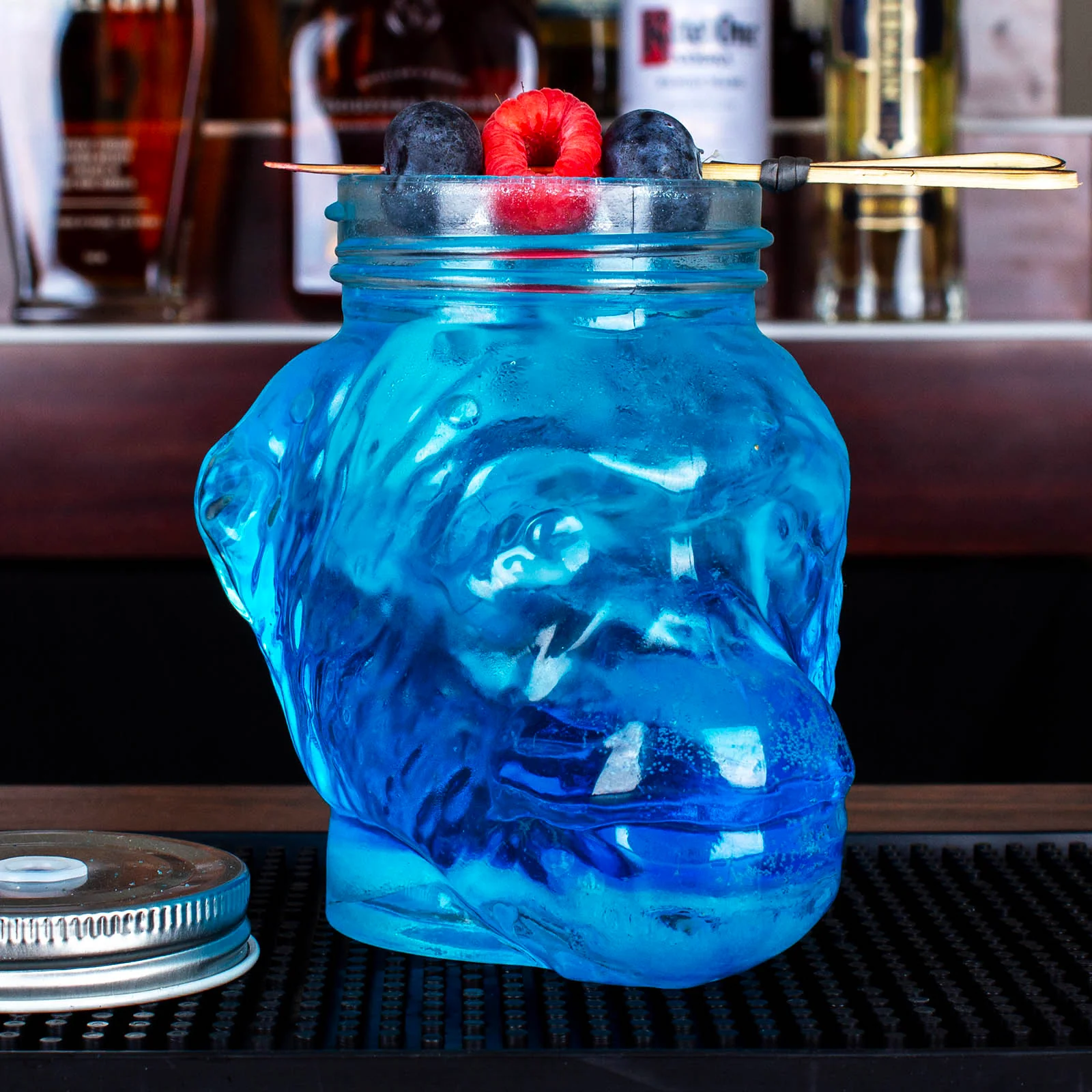 BarConic® Monkey Mason Jar w/ Metal lid - Image 4