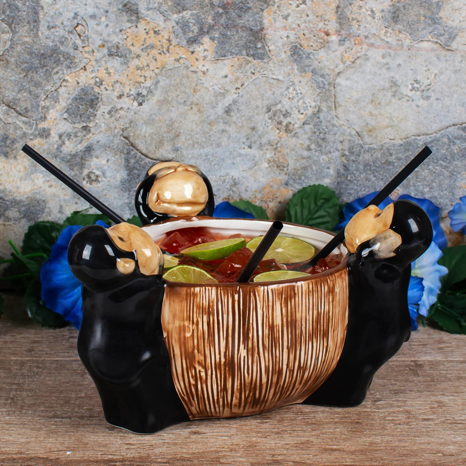 BarConic® Monkey Sharing Bowl - Tiki Drinkware - Image 2