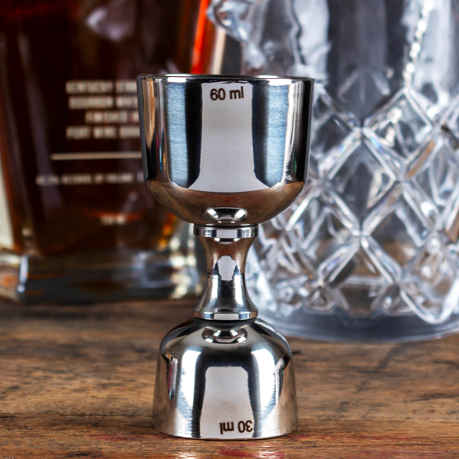 BarConic® Peg Jigger - Stainless Steel - 30x60ml - Image 2
