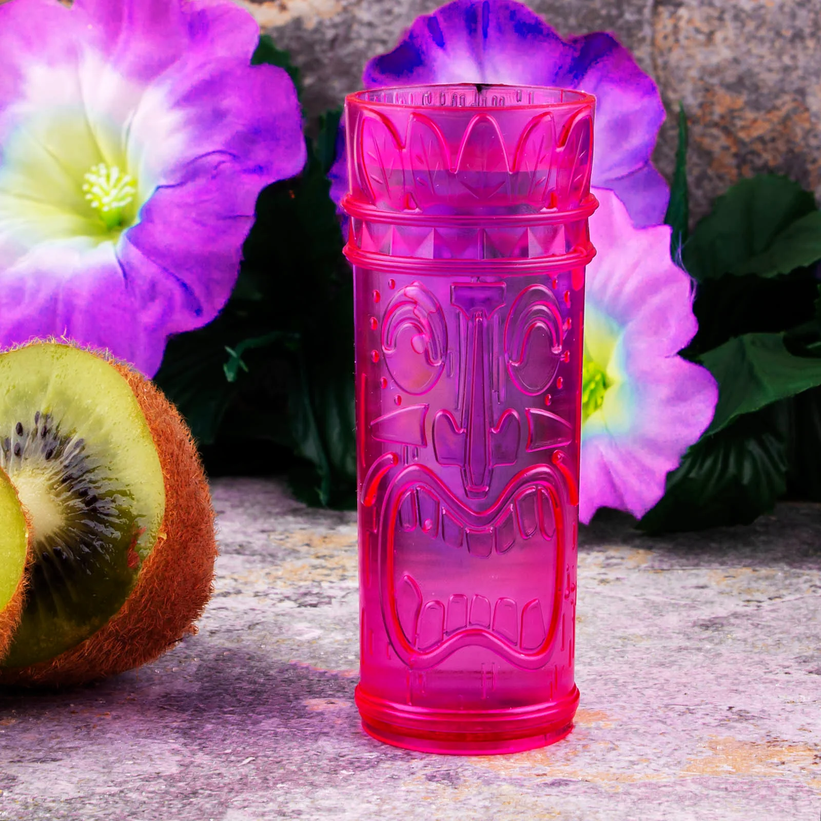 BarConic® Plastic Tiki Shot - 2.25oz - Pink - Image 2