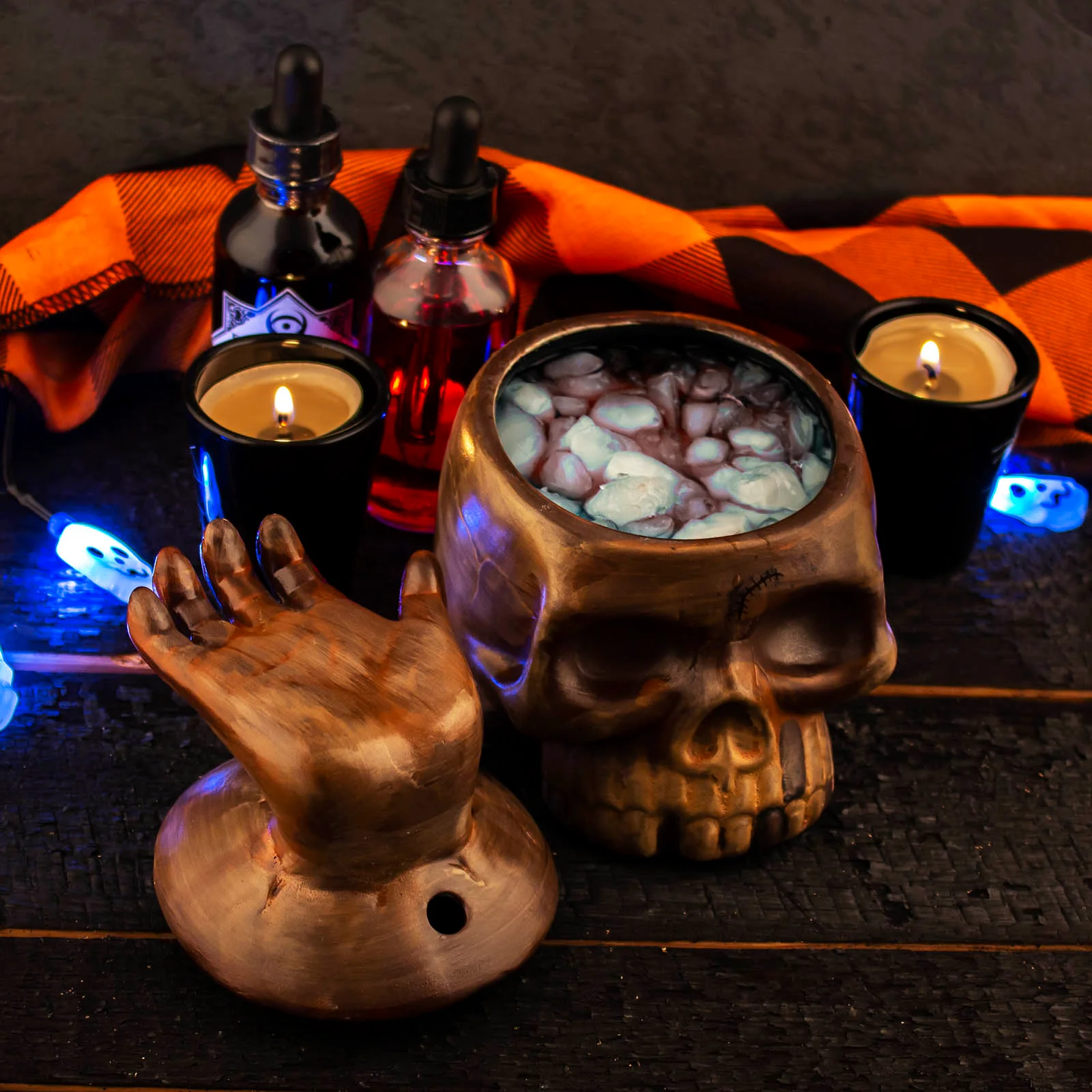 BarConic® Skull Bowl - Tiki Drinkware - 14 ounce - Image 2