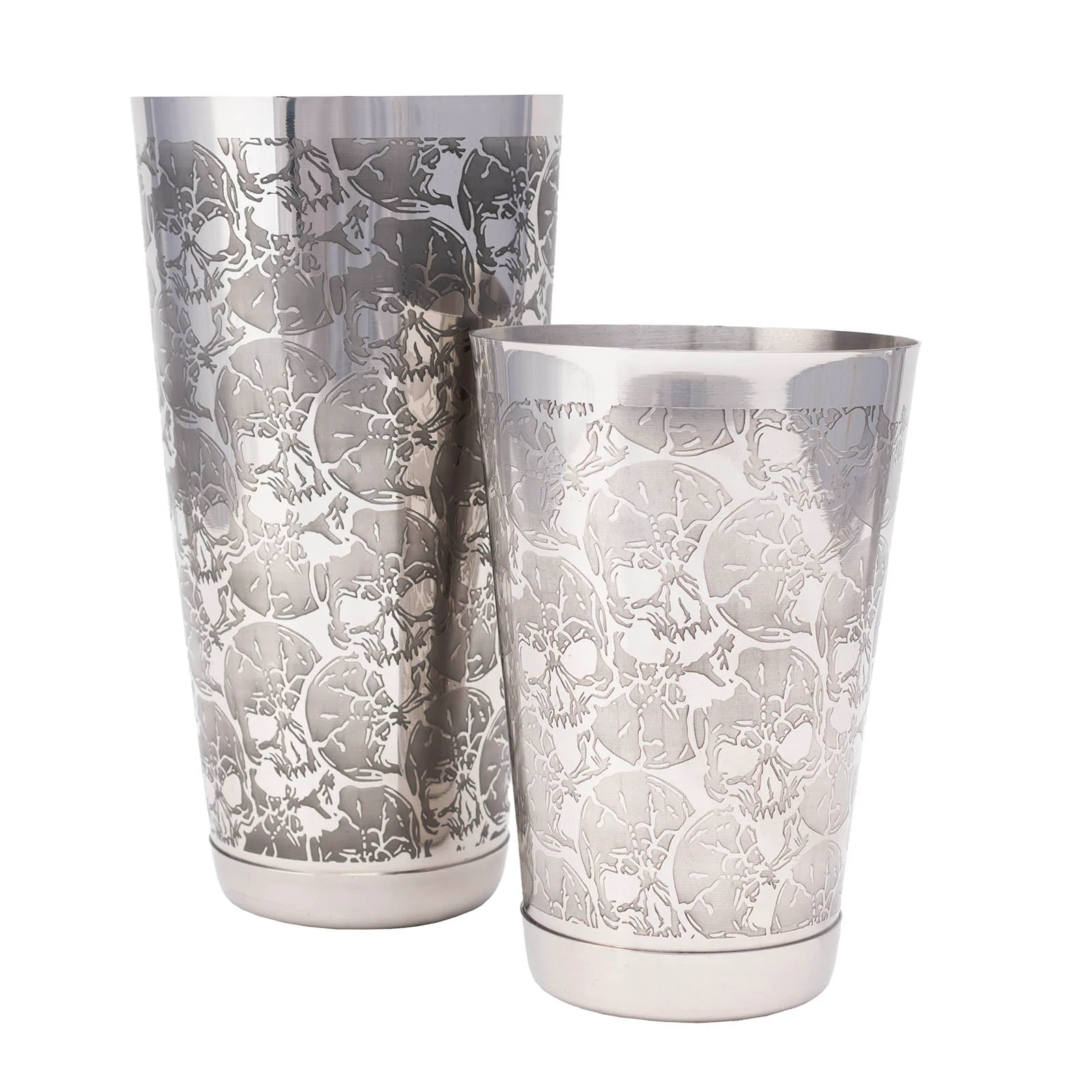 BarConic® Skull Etched Design - Shaker Set - 18oz & 30oz - Image 3