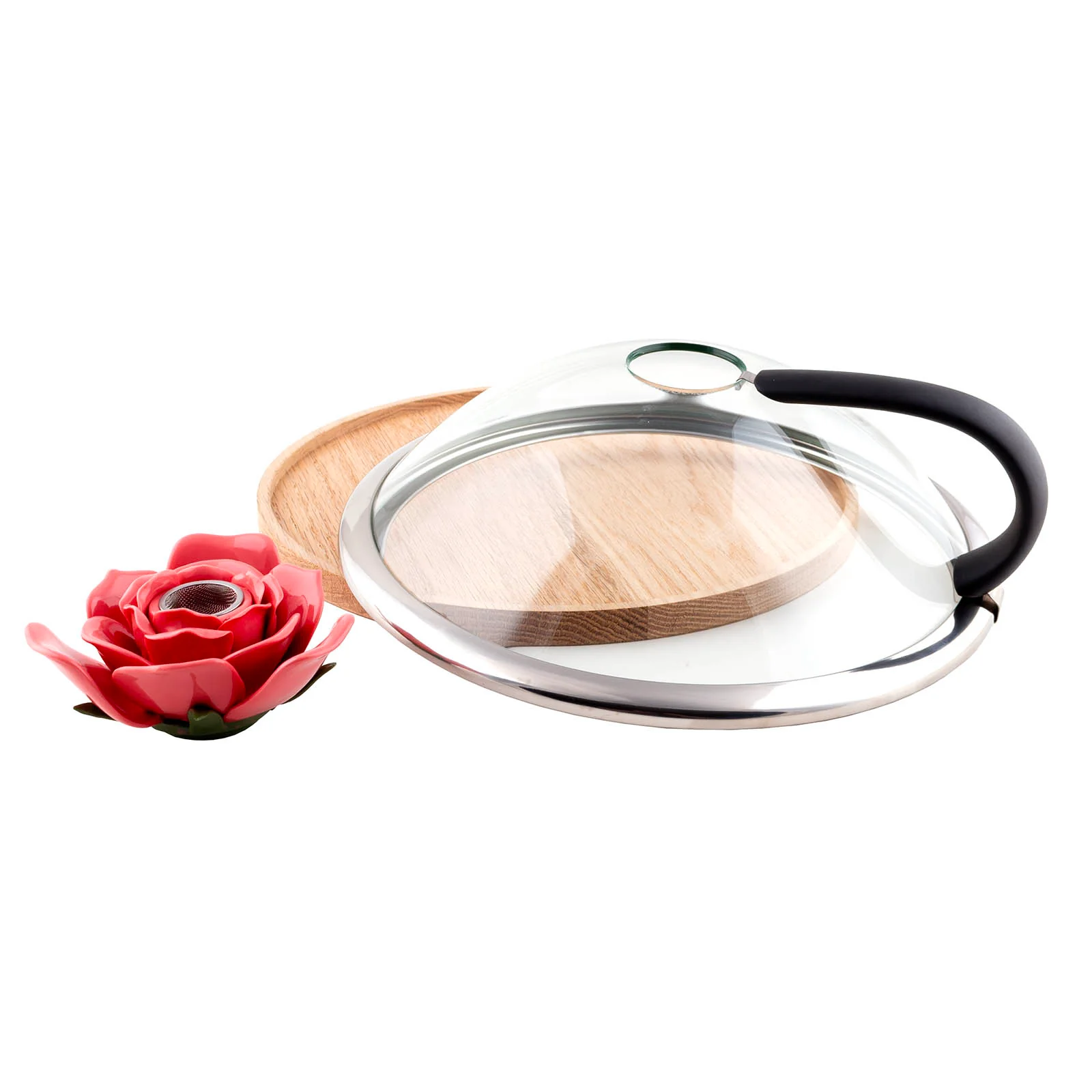 BarConic® Smoking Cloche w/ Rose Top - Image 5