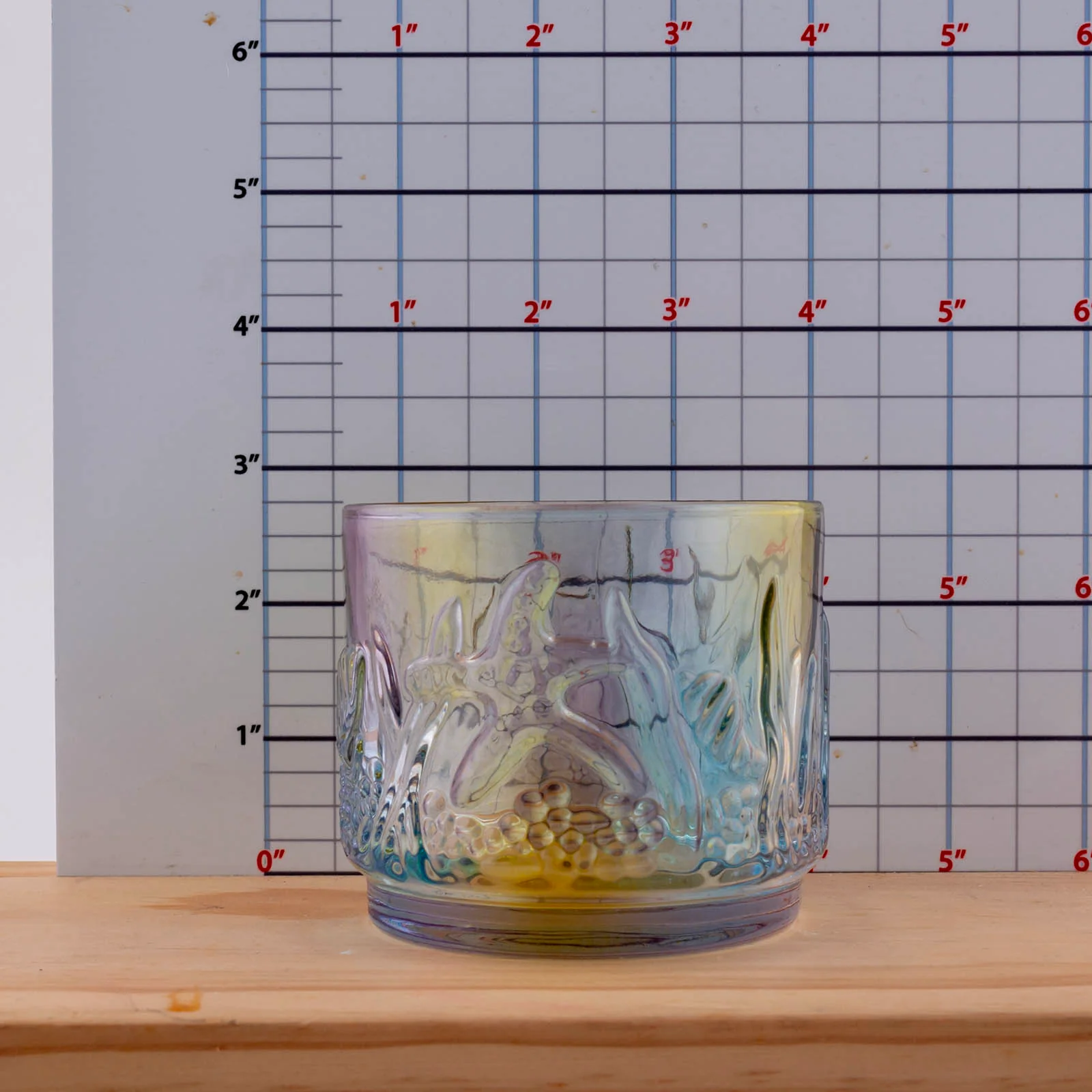 BarConic® Stackable Rocks Glass - Ocean Design - 7.5oz - Image 4