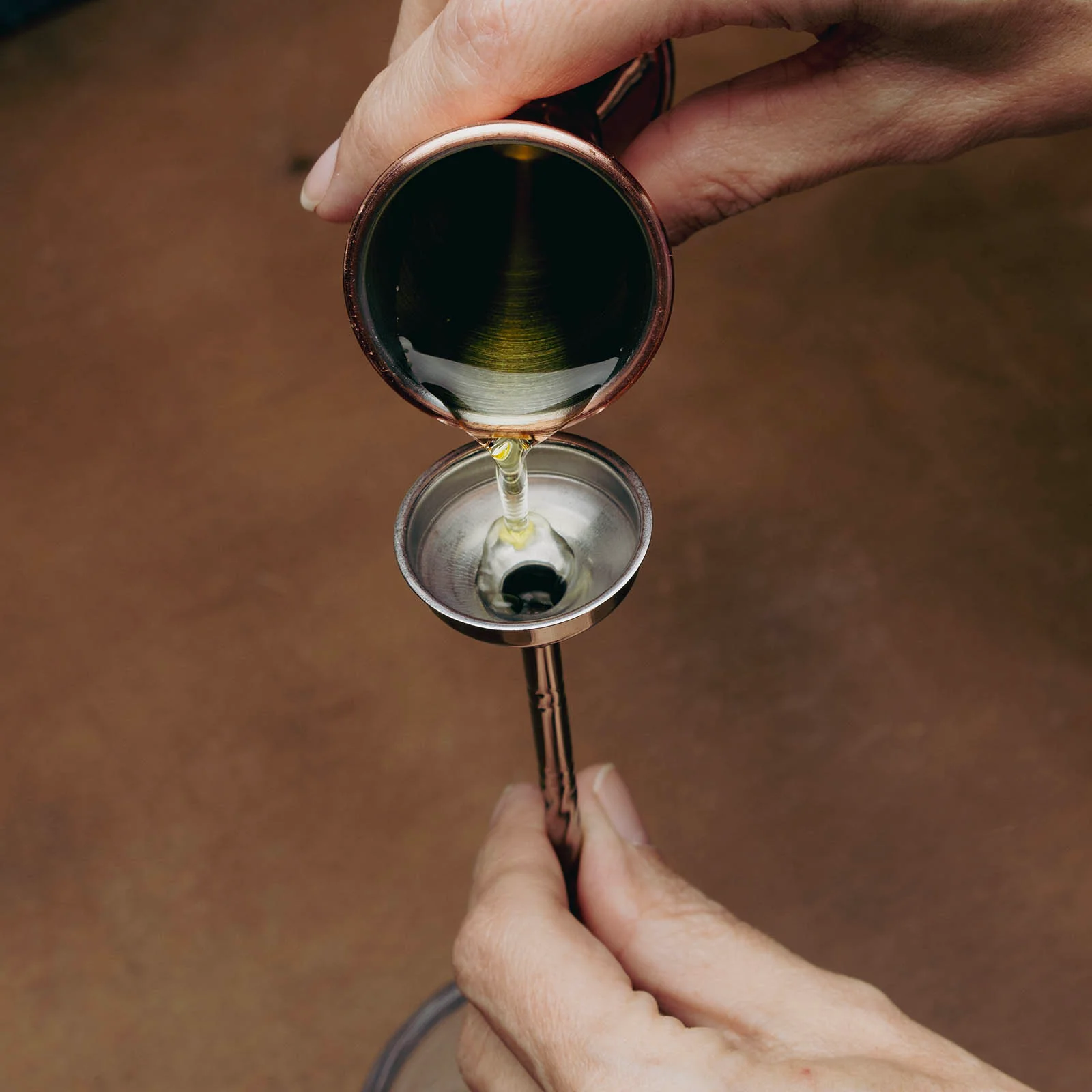 BarConic® Stainless Steel Bar Spoon w/ Funnel - Image 2